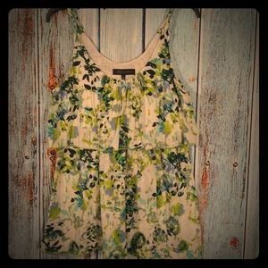 Anne Klein Tank Top with ruffle top size medium